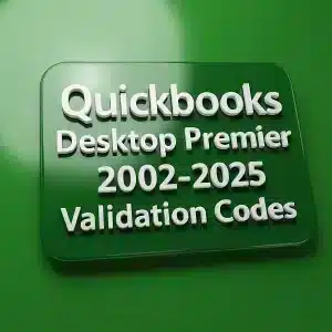 Quickbooks Premier 2002-2025 Validation Code